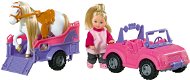 Simba Ewe with a jeep and a trailer for horses - Doll