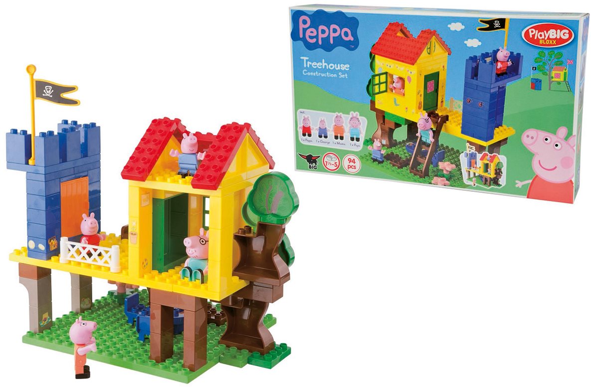 Peppa pig best sale lego treehouse