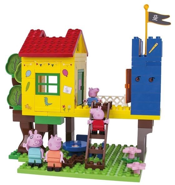 Peppa pig treehouse cheap construction set