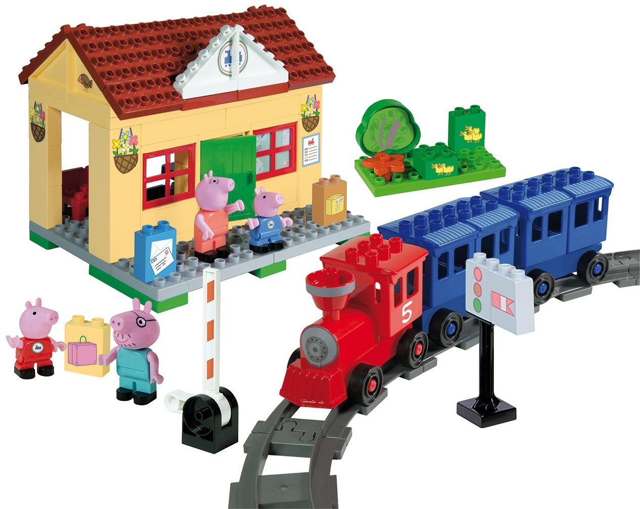 Peppa pig best sale lego train