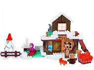 PlayBIG Bloxx Máša a medveď – Míšov zimný dom - Stavebnica
