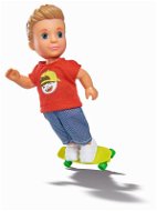 Simba Puppe Timmy mit einem Skateboard - Puppe