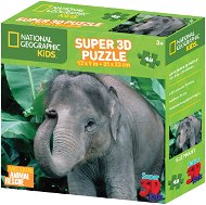 National Geographic 3D Puzzle Elefánt 48 Darabos - Puzzle