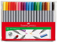 Faber-Castell Grip Finepen 0.4mm, 20 colours - Fineliner Pens