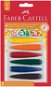 Faber-Castell Plastic Finger Crayons, 6 Colours - Coloured Pencils