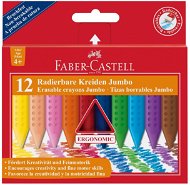 FABER-CASTELL Plastic Colour Grip Jumbo, 12 barev - Pastelky