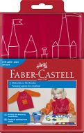 Faber-Castell védőköpeny rajzórára piros - Gyerek kötény