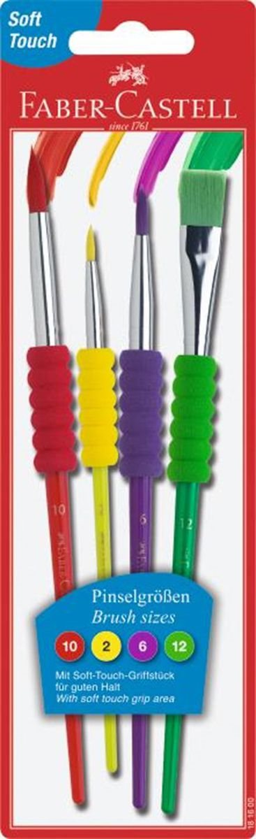 Faber-Castell Soft Touch, 4 db