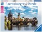 Puzzle Ravensburger Prága: Kilátás a Károly hídra - Puzzle