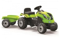 Šlapací traktor Smoby Farmer XL s vlečkou - zelený - Trettraktor