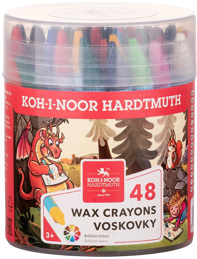 Koh-i-noor 8236/48 - zsírkréta, dobozos, 48 db