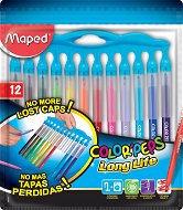 Maped Color Peps Long Life, 12 colours - Felt Tip Pens