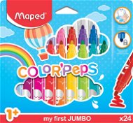 Felt Tip Pens Maped Color Peps Jumbo, 24 colours - Fixy
