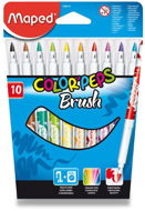 Felt Tip Pens Maped Color Peps Brush, 10 colours - Fixy