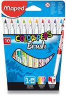 Bürobedarf-Set Maped Color Peps Brush, 10 Farben - Filzstifte