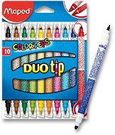 Maped Color Peps Duo Tips, 10 colours - Felt Tip Pens