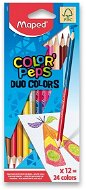 Pastelky Maped Color Peps Duo, 24 farieb - Pastelky