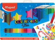 Maped Color Peps Metal Box, 48 farieb - Pastelky