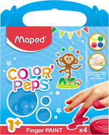 Maped Color Peps Finger paints, 4x80ml - Fingerpaint