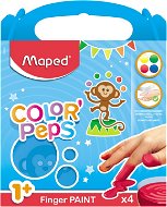 Maped Color Peps Prstové farby, 4× 80 ml - Prstové farby