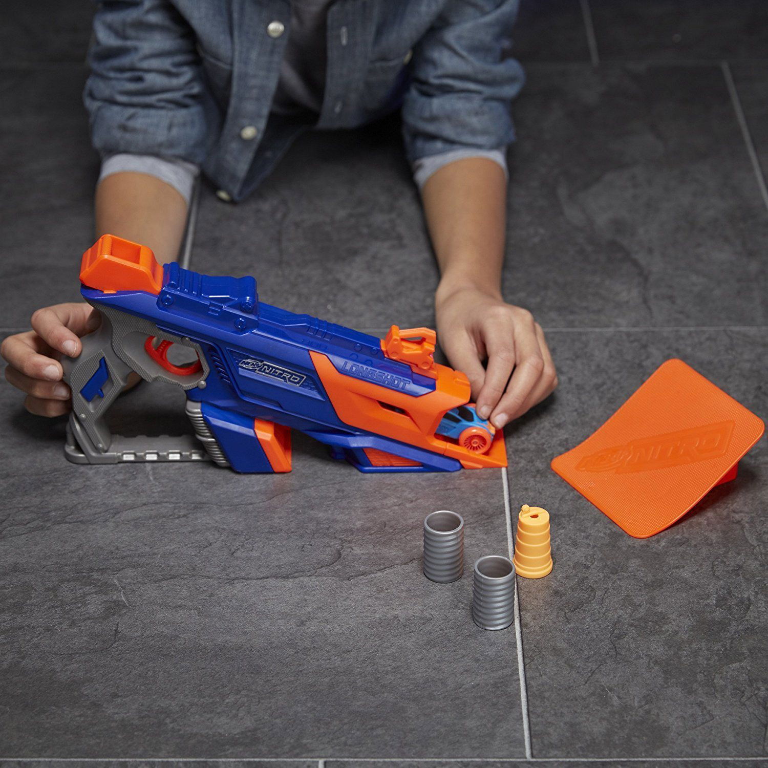 Nerf nitro cheap longshot smash toy