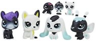Littlest Pet Shop Black and white set 8 pcs C2827 - Toy Animal