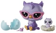 Littlest Pet Shop Mother with baby and accessories Oona Owler - Toy Animal