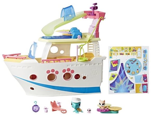 Littlest Pet Shop Cruise Ship with 3 Animals Game Set Alza.cz