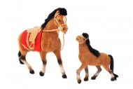 Horse 19cm and 13cm with accessories - Figure