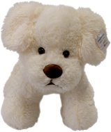 Krémszínű fehér kutya 30 cm - Plüss