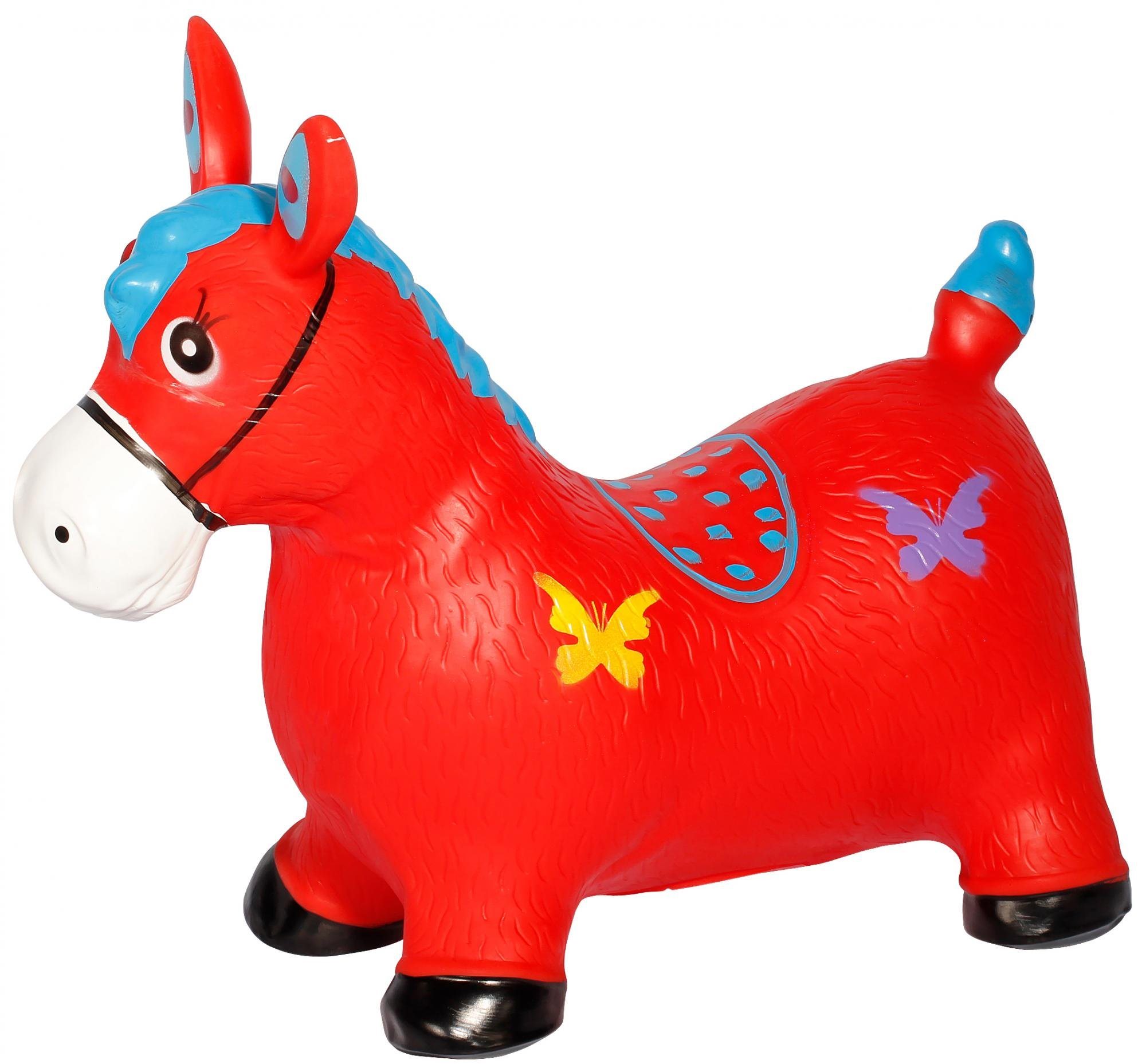 Red bouncy horse online