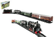 Train + 3 Wagons with Track, 20 pieces - Train Set