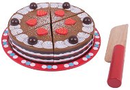 Bigjigs Szeletelhető fa torta - Játék élelmiszer