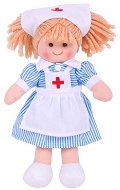 Játékbaba Bigjigs rongybaba - Nancy nővér 25 cm - Panenka