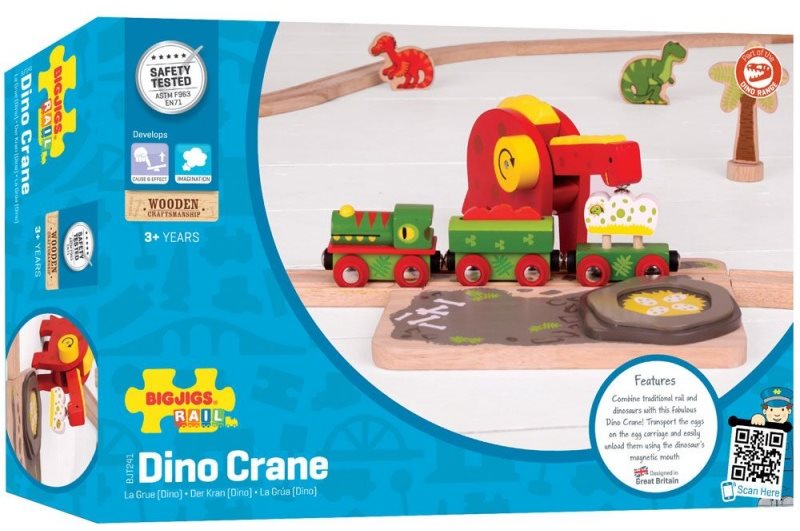 Bigjigs dinosaur train set on sale