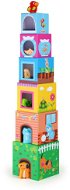 Small foot Tower of cubes with animals - Puzzle