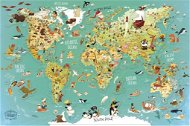 Vilac mágneses fali térkép a világról 78 darab - Puzzle