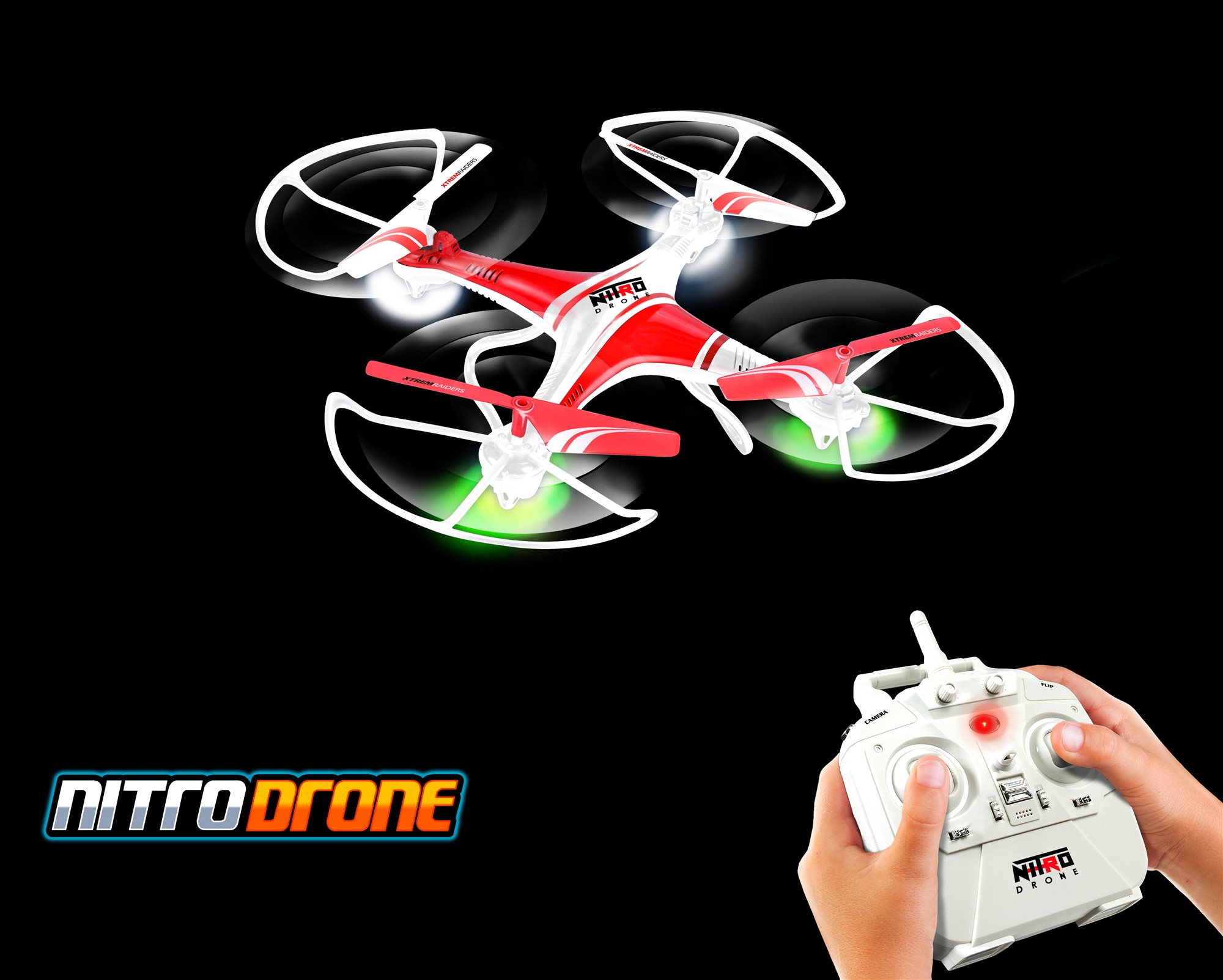 Nitro dron red white Drone alza.sk