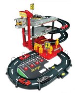 Bburago Ferrari Race & Play Parking Garage + 4 Ferrari cars, scale 1:43 - Toy Garage