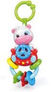 Clementoni Electronic Cow Rattle with a Handle - Baby Rattle