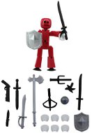 StikBot Figurka s doplňky červená - Kreativset