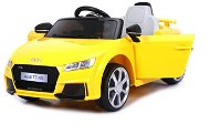 Audi TT RS žlté - Elektrické auto pre deti