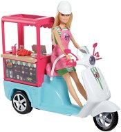Barbie baba Sütés-főzés Bisztró robogó - Játékbaba