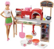 Barbie Spielset Kochen und Pizza Backen - Puppe