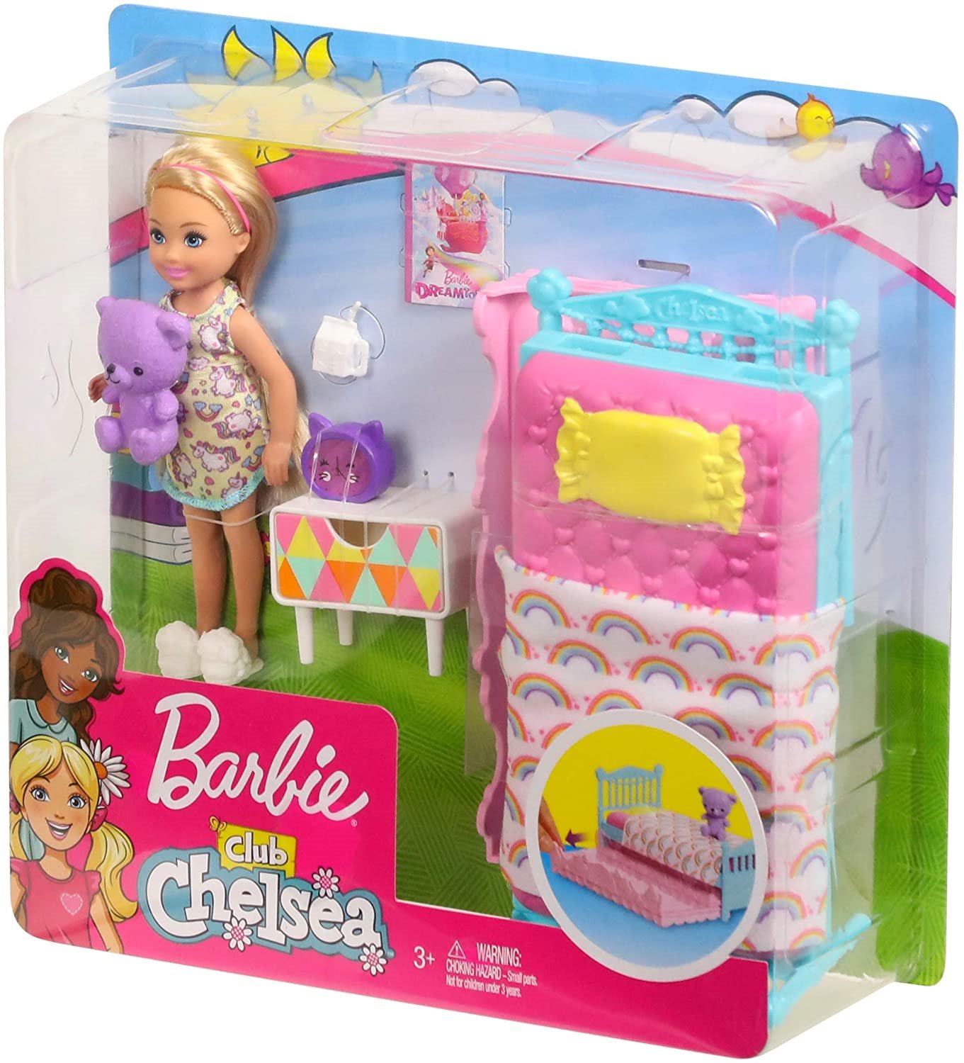 Barbie chelsea hot sale bed