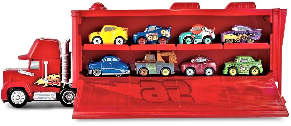 Disney cars 3 store mini racers transporter