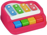 Let's Play Piano/Xylophone Red - Children's Electronic Keyboard