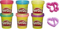 Play-Doh Csillogó készlet 6 darabos - Kreatív szett