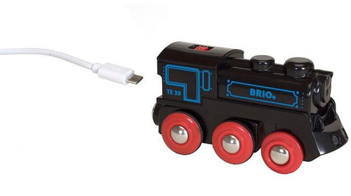 Brio World 33599 Újratölthető mozdony USB kábellel - Játékvonat - Fő fotó