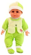 Doll with sounds - green - Doll
